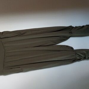 Harem pants with lace up cuff legs and pocket, xl no tags